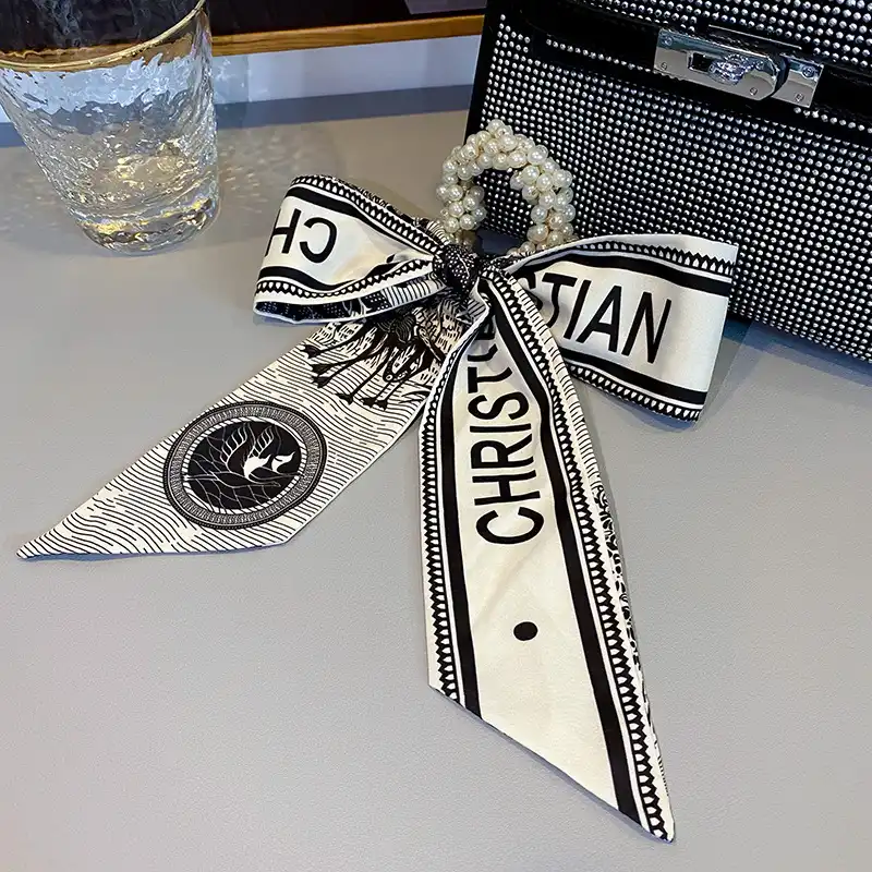 کش مو زنانه مدل باندانا مرواریدی