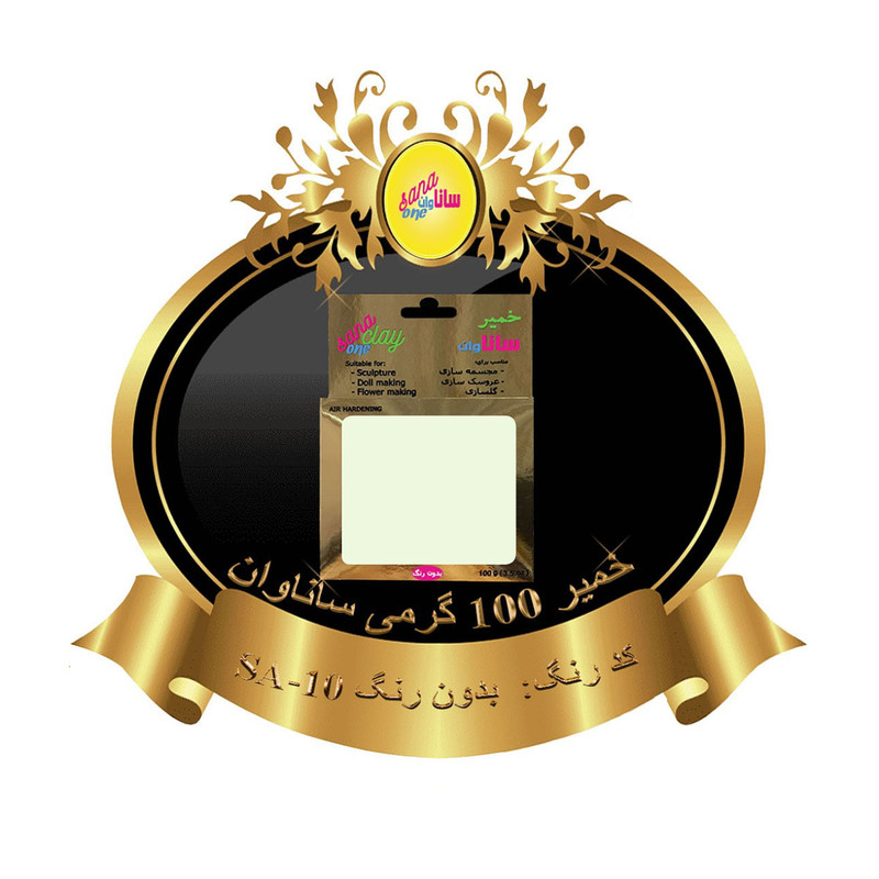 خمیر مجسمه سازی ساناوان مدل sa-10 بسته 6 عددی