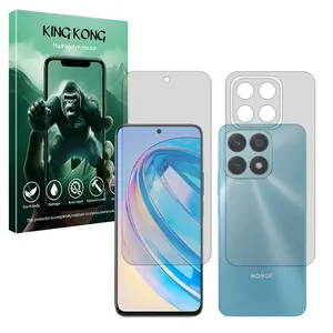 King Kong Tough model matte screen protector suitable for Honor X8a mobile phone along with the back protector 