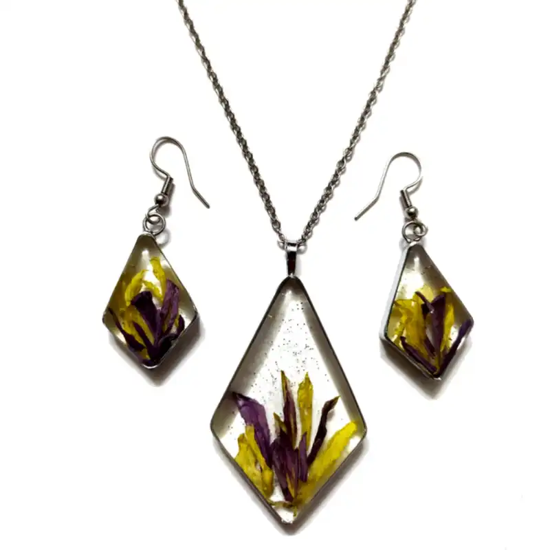 نیم ست زنانه مدل گل خشک