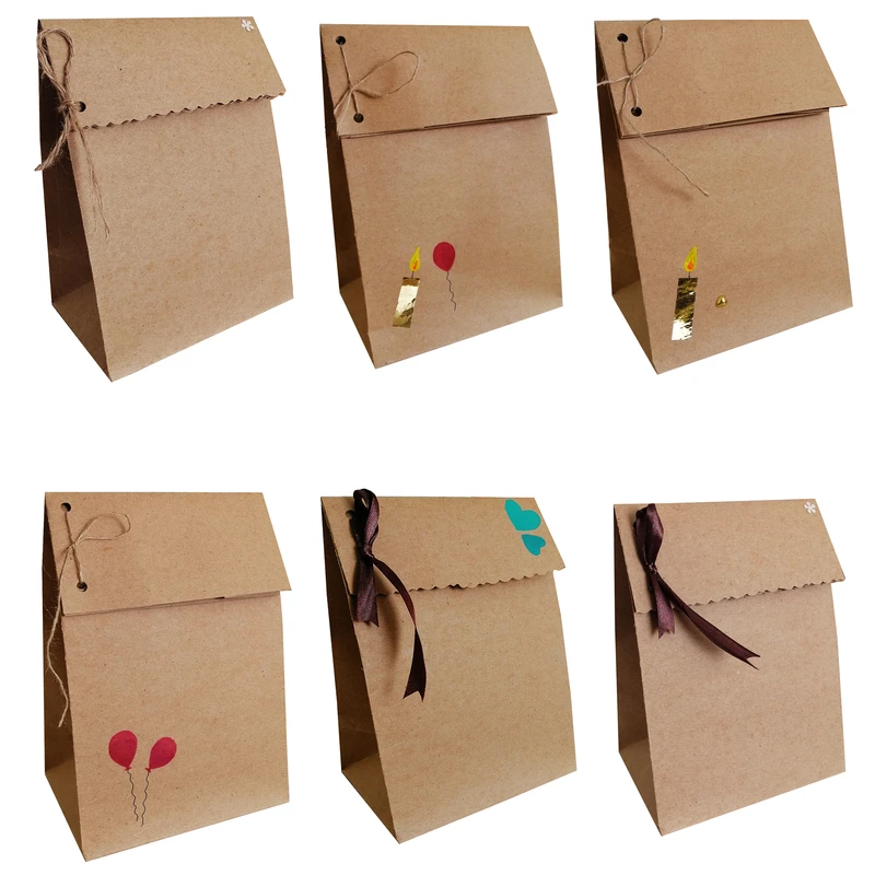 پاکت هدیه مدل تاشو A41 مجموعه 6 عددی