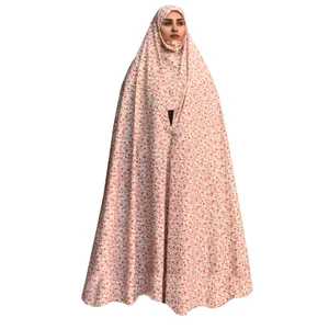 چادر نماز مدل سنتی تترون به همراه مقنعه