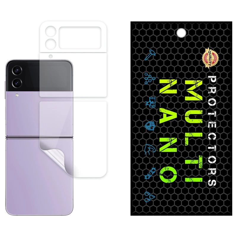 محافظ پشت گوشی شفاف مولتی نانو مدل X-F1T مناسب برای گوشی موبایل سامسونگ Galaxy Z Flip 4