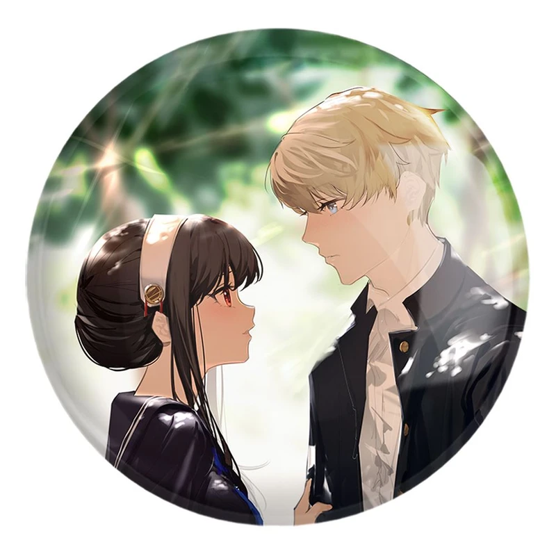 پیکسل خندالو طرح یور و لوید فورجر انیمه اسپای ایکس فمیلی Spy x Family کد 24208 مدل بزرگ