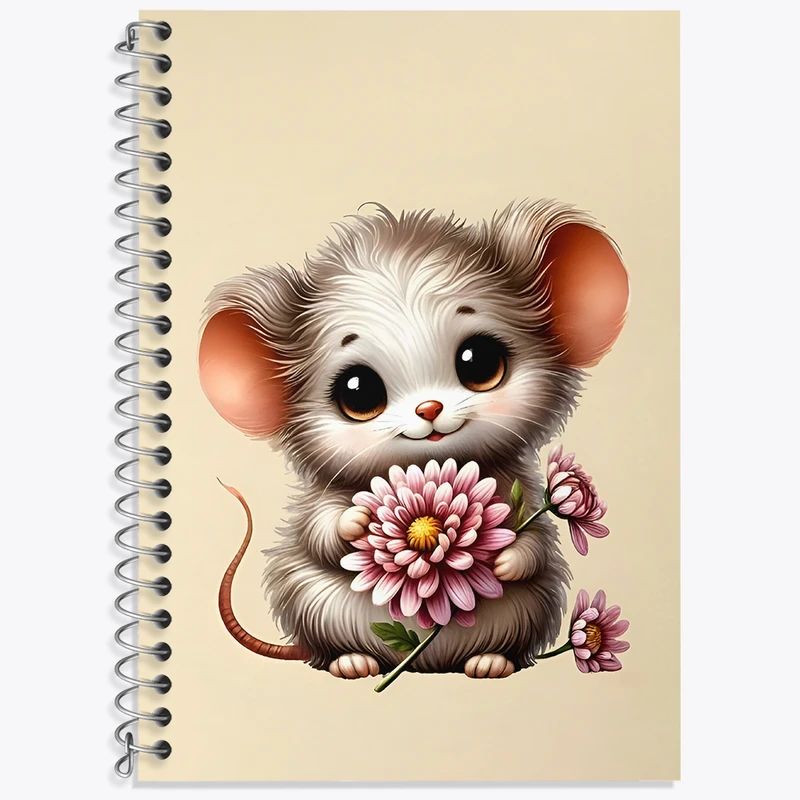 دفتر نت موسیقی 50 برگ خندالو طرح موش کیوت کد N5519