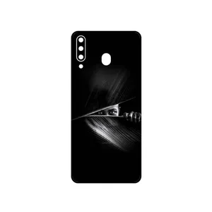 MAHOOT Black Portrait Cover Sticker for Samsung Galaxy M30