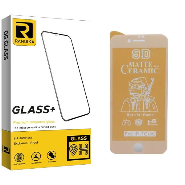 محافظ صفحه نمایش سرامیکی راندیکا مدل GLD مناسب برای گوشی موبایل اپل iphone 7 / 8