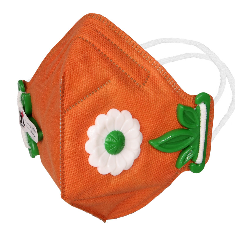 ماسک تنفسی جانان طب مدل ماسک دخترانه 6 لایه JT3 طب بدون دریچه بازدمی