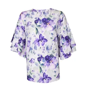 بلوز زنانه مدل شاپرک کد 077