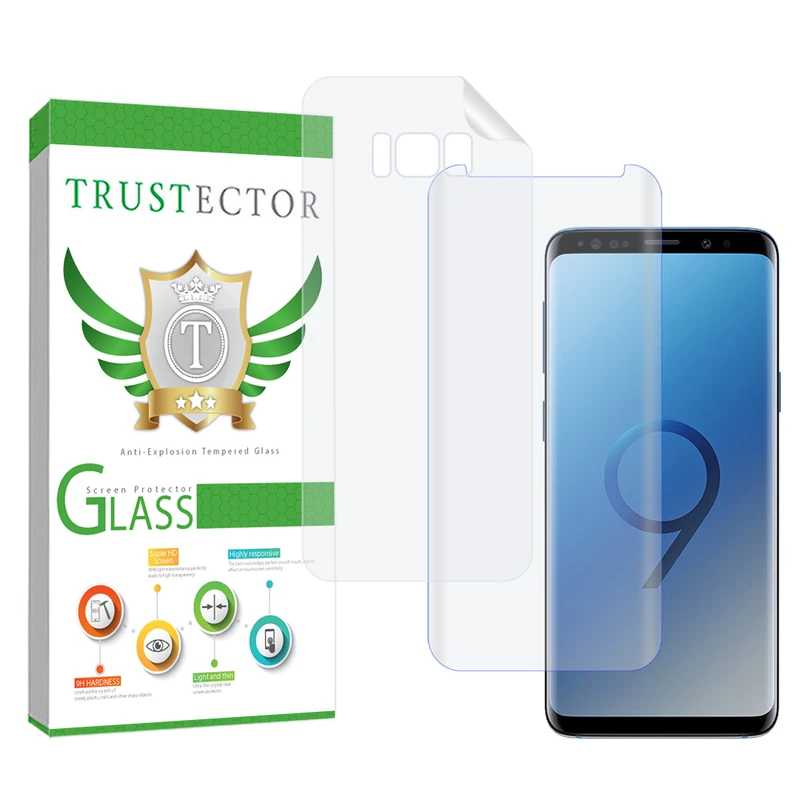 محافظ صفحه نمایش تراستکتور مدل UVNANOMTBT مناسب برای گوشی موبایل سامسونگ Galaxy S8 Plus به همراه محافظ پشت گوشی