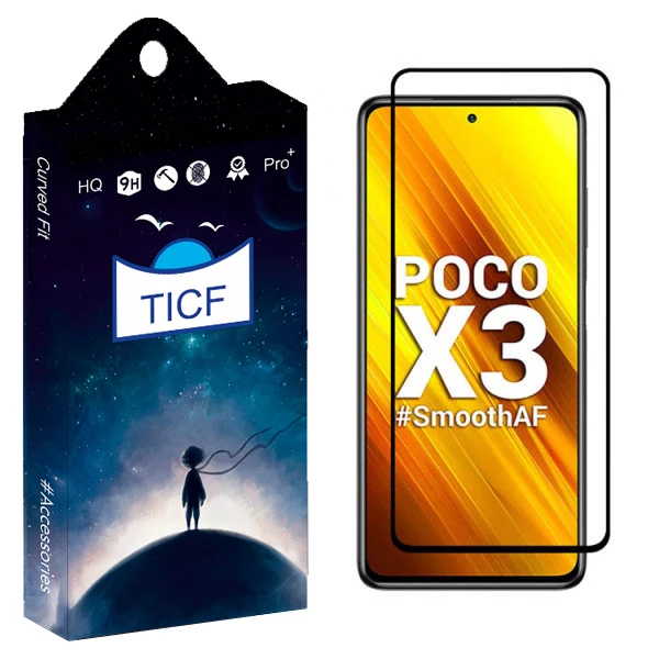 محافظ صفحه نمایش سرامیکی تی ای سی اف مدل +HD مناسب برای گوشی موبایل شیائومی Poco X3
