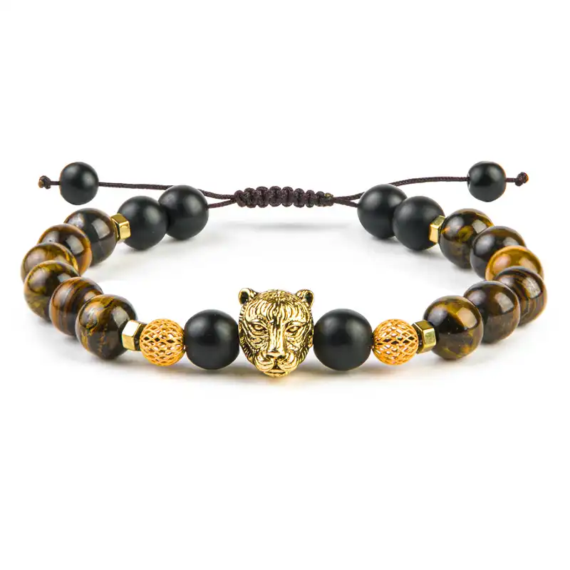 دستبند طلا مردانه ریسه گالری مدل 1325