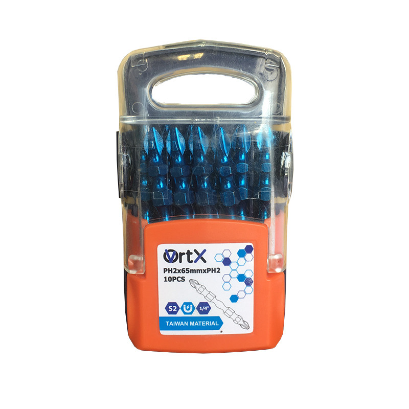 مجموعه 2 عددی سری پیچ گوشتی چهارسو ورتکس مدل PH-65-Bl