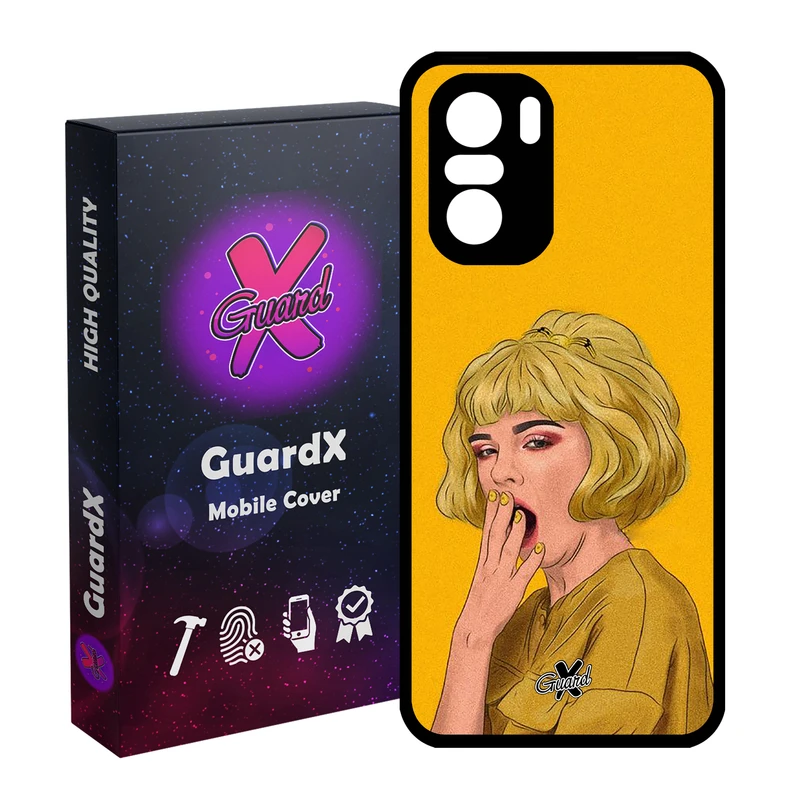 کاور گارد ایکس طرح Girl مدل Glass10311 مناسب برای گوشی موبایل شیائومی Poco F3/MI 11X/MI 11X Pro/Redmi K40/K40 Pro