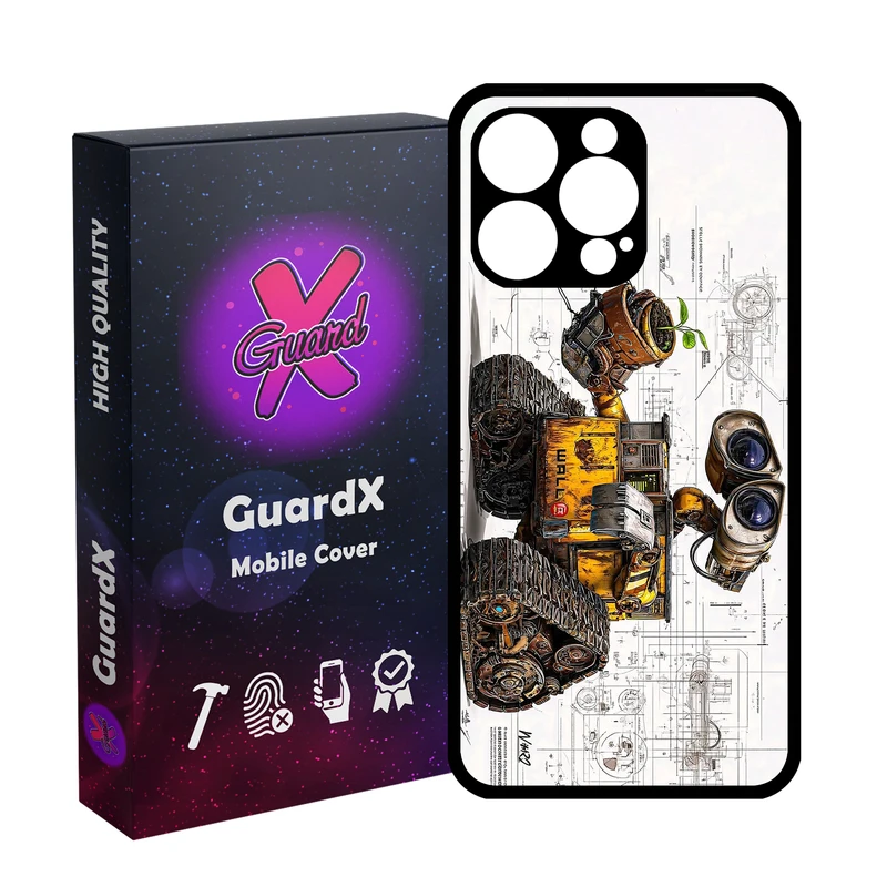 کاور گارد ایکس طرح Wall E مدل 10922 مناسب برای گوشی موبایل اپل iPhone 15 Pro Max