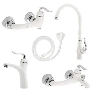 ست شیرآلات نایریکا مدل آرچر کد W-02 مجموعه 5 عددی