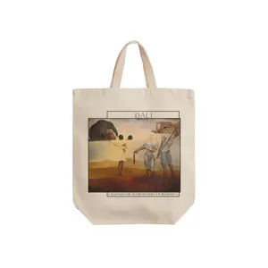 ساک خرید ترمه طراحان ایده مدل ساحل مسحور شده با سه جذابیت سیال از دالی کد art0717 - S