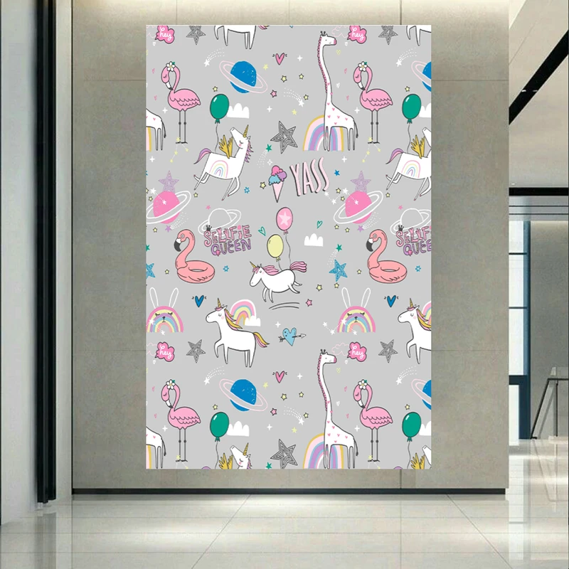 تابلو بوم طرح مخمل  دیجیتال مدل طراحی کودکانه کد AR303386