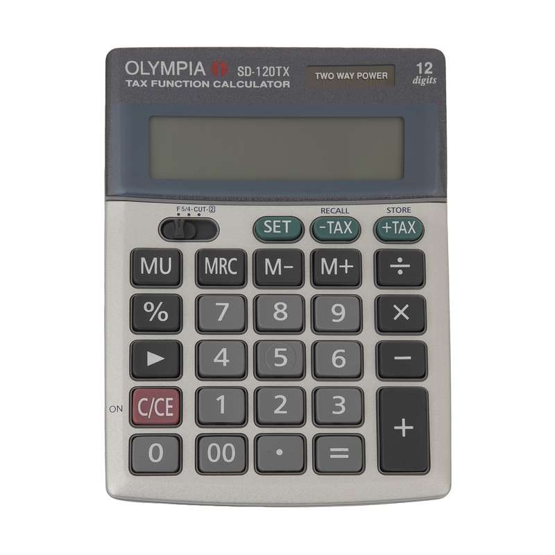 ماشین حساب المپیا مدل SD-120TX ماشین حساب المپیا مدل SD-120TX