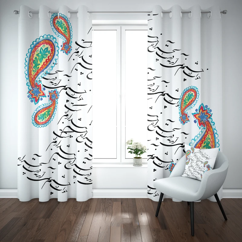 پرده مدل b1365 سایز 140×280 سانتی متر