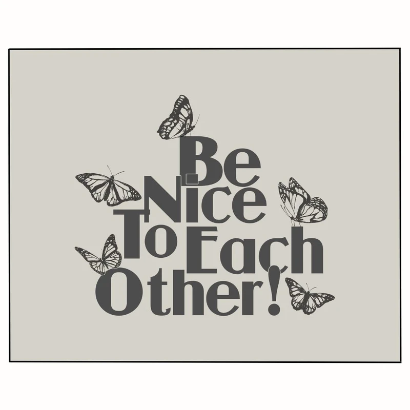 پوستر مدل با یکدیگر خوب باشیم