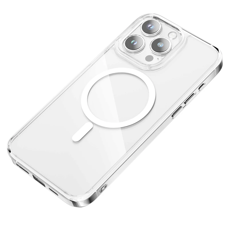 کاور گرین لاین مدل magsafe crystal clear مناسب برای گوشی موبایل اپل Iphone 15 pro 