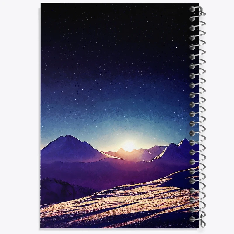 دفتر نقاشی 50 برگ خندالو طرح منظره کوه کد F1185