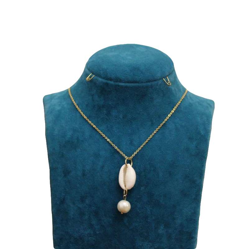 گردنبند دخترانه مدل صدف و مروارید گردنبند دخترانه مدل صدف و مروارید