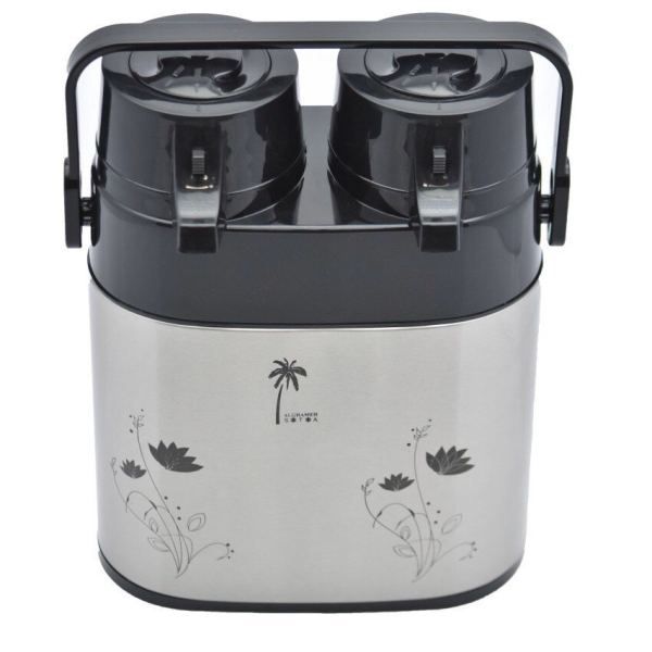 فلاسک دوقلو علقمه مدل UN-3000 گنجایش ۲ لیتر فلاسک دوقلو علقمه مدل UN-3000 گنجایش ۲ لیتر