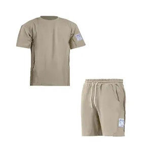 ست تی‌شرت و شلوارک ورزشی مردانه مدل GS-M-HZ-240104