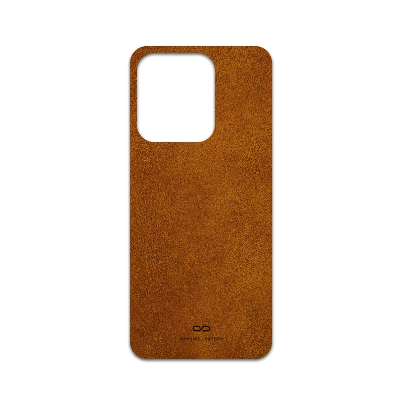 برچسب پوششی ماهوت مدل Brown-Chamois-Leather مناسب برای گوشی موبایل شیائومی Poco C85