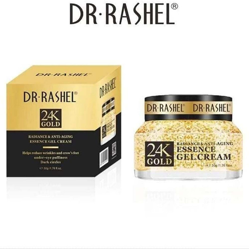 کرم ضد چروک دکتر راشل مدل 24K Gold and Collagen حجم 50 میلی لیتر
