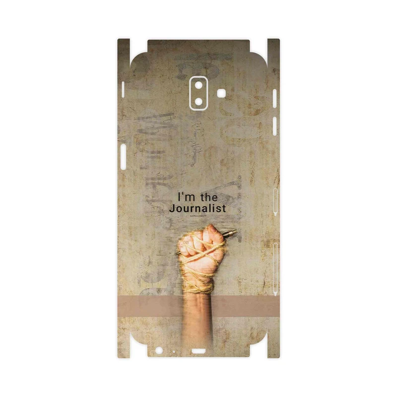 برچسب پوششی ماهوت مدل Journalist-FullSkin مناسب برای گوشی موبایل سامسونگ Galaxy J6 Plus