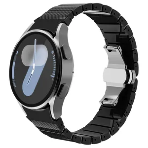 Sprig band model Carbon Fiber ORG suitable for Galaxy Watch 4/5/6/7/FE size 40/43/44/46/47mm smartwatch