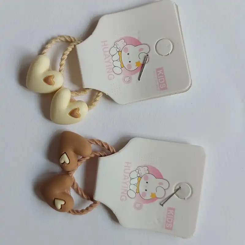 کش مو زنانه مدل قلب بسته دو عددی