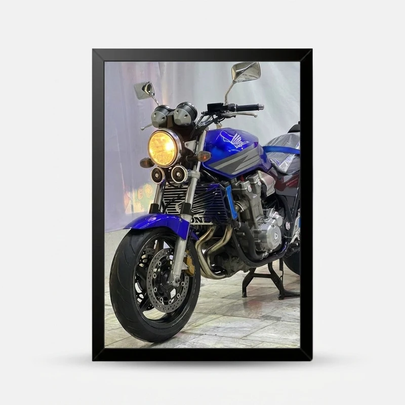 تابلو بکلیت طرح موتور سنگین هوندا سی بی HONDA CB1300 مدل B-po2014 فریم مشکی