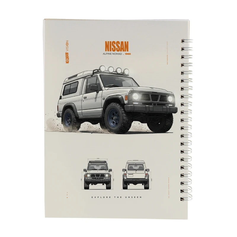 دفتر طراحی 60 برگ مدل ماشین کد 09