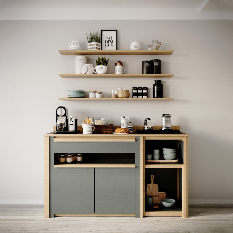 کنسول مدل Wooden Dream Coffee Bar