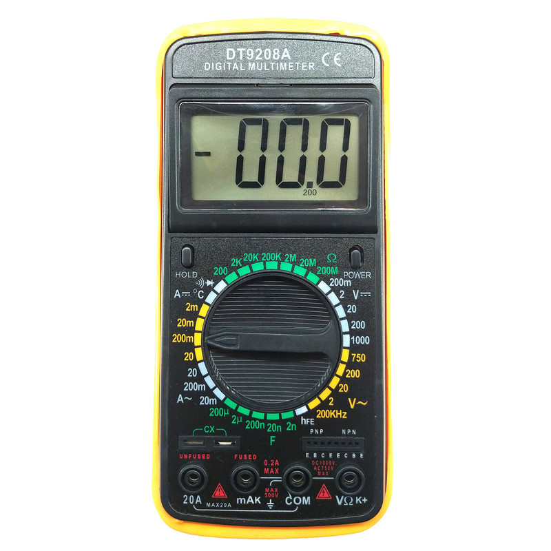 مولتی متر دیجیتال مدل DT-9208A