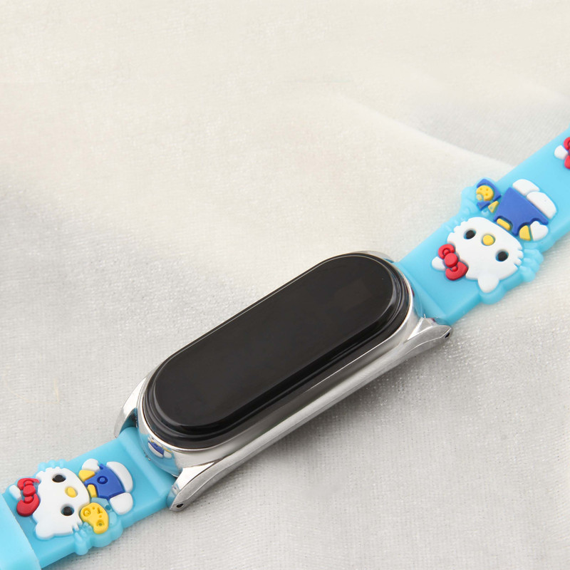 ساعت مچی دیجیتال دخترانه مدل کارتونی طرح کیتی کد WHK_071