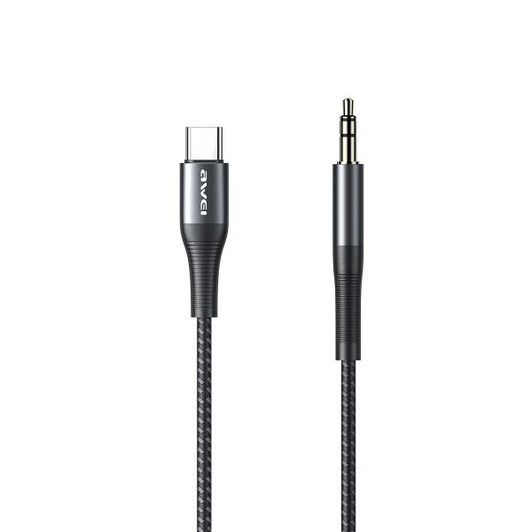 کابل تبدیل USB-C به AUX اوی مدلCL-116T طول 1 متر