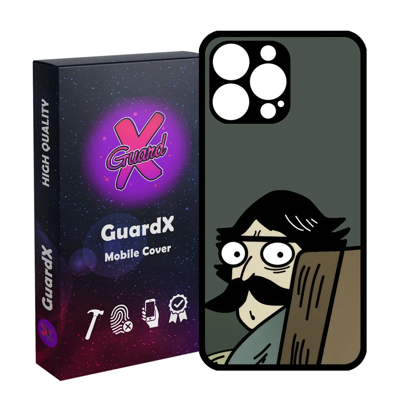 کاور گارد ایکس طرح مرد مدل Glass10672 مناسب برای گوشی موبایل اپل iPhone 14 Pro Max
