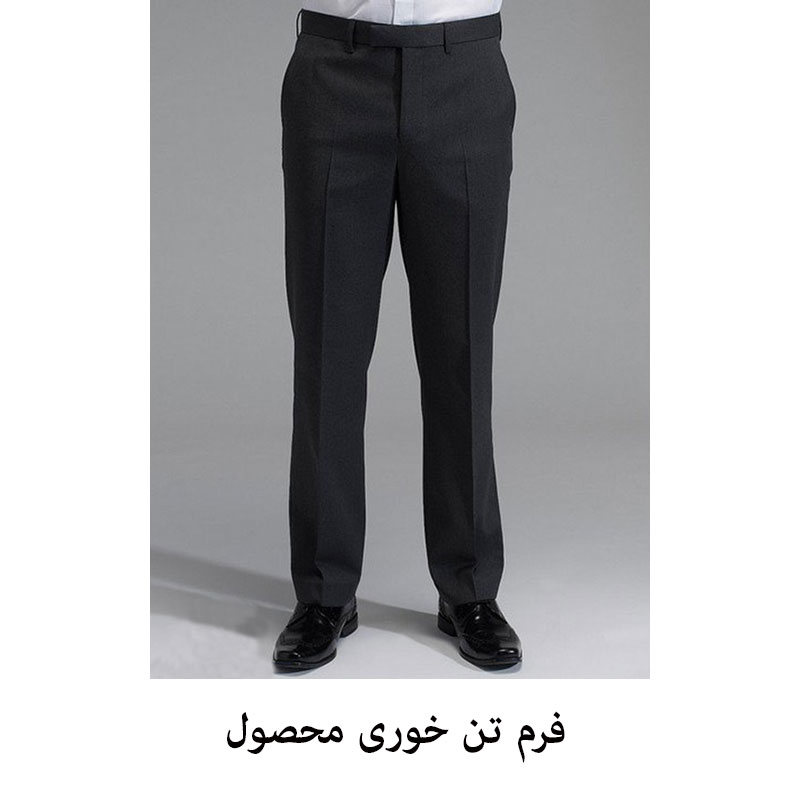 شلوار مردانه دیان مدل پارچه ای رنگ مشکی