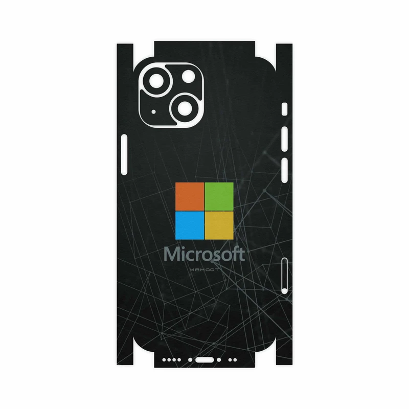 برچسب پوششی ماهوت مدل Microsoft-Logo-FullSkin مناسب برای گوشی موبایل اپل iPhone 13 Mini
