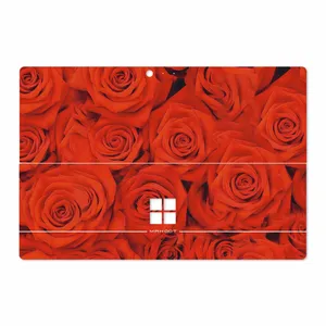 MAHOOT Red-Flower Cover Sticker for Microsoft Surface Pro 4 2015