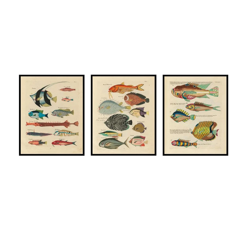 پوستر مدل قدیمی مجموعه 3 عددی