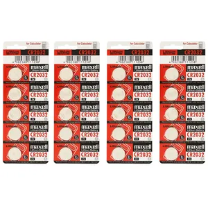 باتری سکه ای مکسل مدل CR-2032 بسته 20 عددی