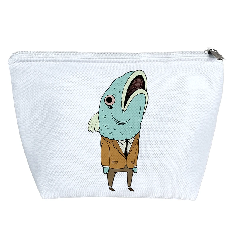 کیف لوازم آرایش دخترانه خندالو مدل آقای ماهی کد 10436