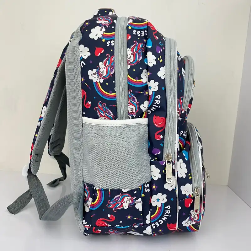 کوله پشتی مدل مدرسه طرح تک شاخ کد 09