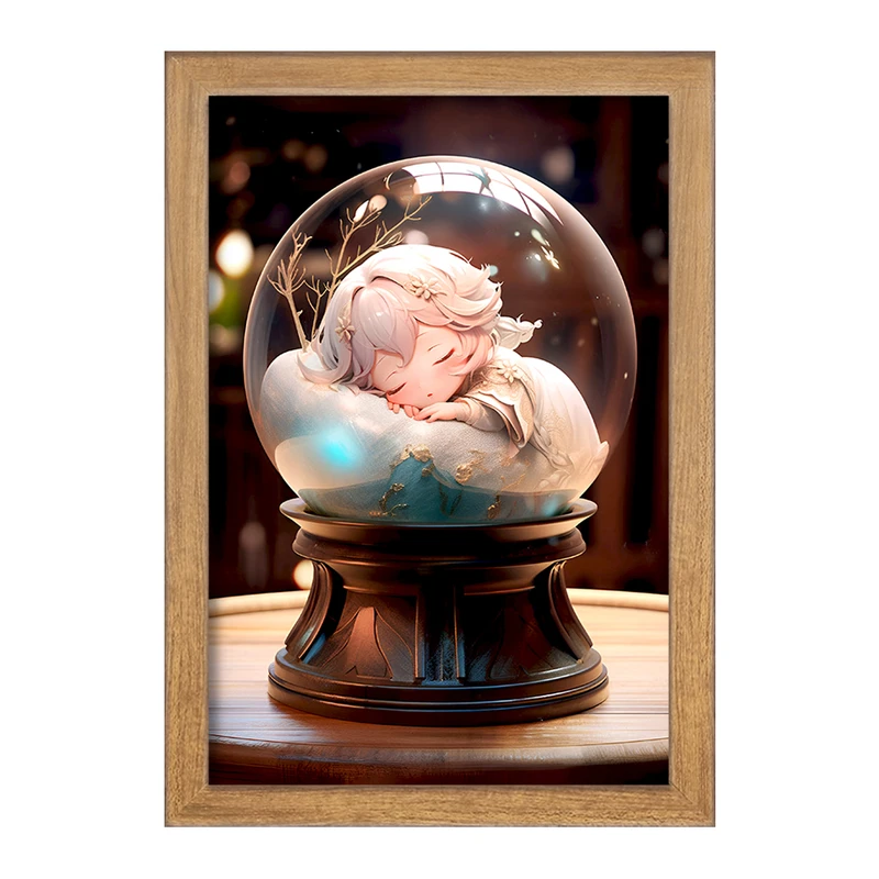 تابلو خندالو مدل دختر کیوت کد F9353